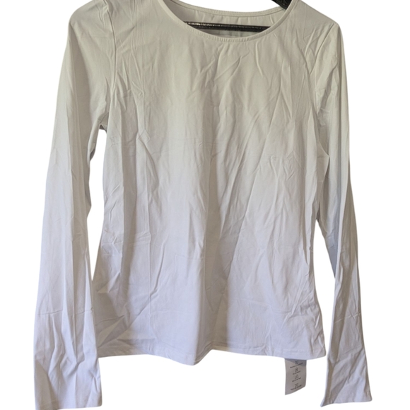 Women's Long sleeve, Round Neck, White Shirt. Size XL. WHIFAN. New. - Picture 5 of 8